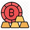 Gold Ingots Bars Icon