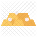 Gold Ingots Bars Icon