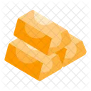 Gold Ingots Bars Icon