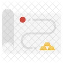 Gold Map  Icon