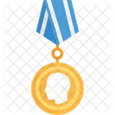 금 메달 리본 아이콘