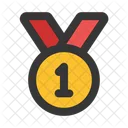 Gold Medal First Badge Icon