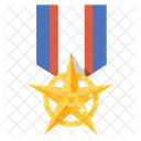 Gold Medal Award Badge Icon