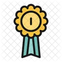 Gold Medal Award Trophy Icon
