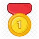Gold Medal Prize Icon