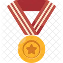 School Medal Gold Icon