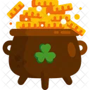 Gold Pot St Patrick Saint Patricks Icon