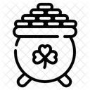 Saint Patrick Day Out Line Icon Created Base On Pixel Perfect Grid 64 X 64 Pixel Icon