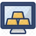 Gold Stack  Icon