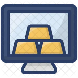 Gold Stack  Icon