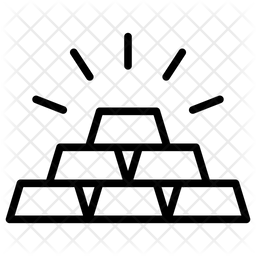 Gold Stack Icon