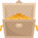 Gold Treasure Treasure Box Gold Icon