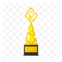 Gold trophy  Icon