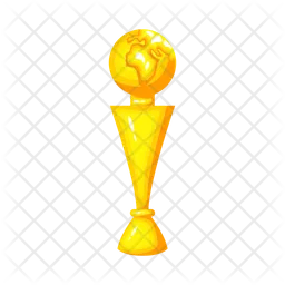 Gold trophy  Icon