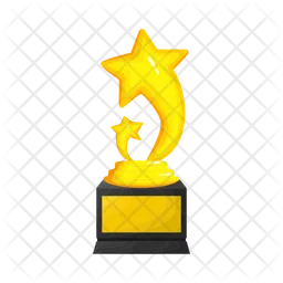 Gold trophy  Icon