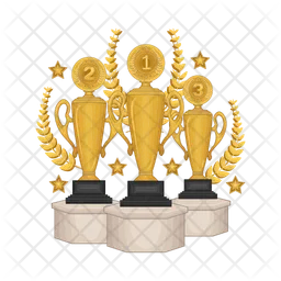 Gold trophy  Icon