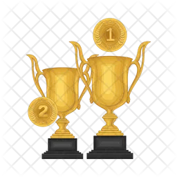 Gold trophy  Icon