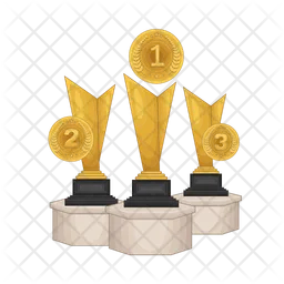 Gold trophy  Icon