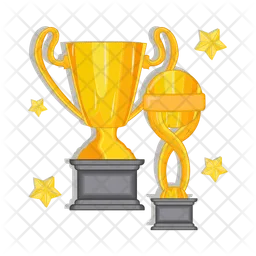 Gold trophy  Icon