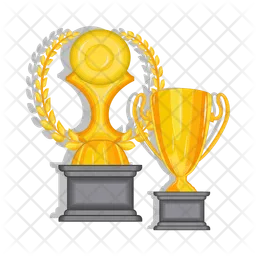 Gold trophy  Icon