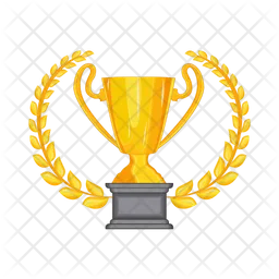 Gold trophy  Icon