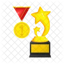 Award Gold Trophy Icon
