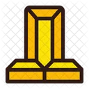 Goldbarren  Symbol