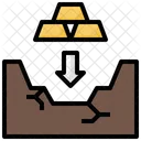 Goldbarren  Symbol