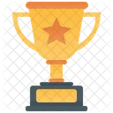 Golden Trophy Winner Icon
