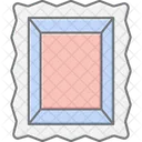 Golden art frame  Icon