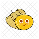 Golden Berry Emoji Icon