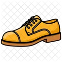 Golden Cap Toe Shoes  Icon