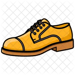 Golden Cap Toe Shoes  Icon