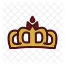 Golden Crown Royalty Power Icon