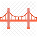 Golden Gate Bridge San Francisco California Icon