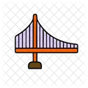 Golden Gate Bridge San Francisco Usa Icon