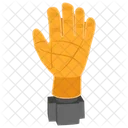 Golden Glove Glove Yellow Gloves Icon