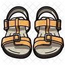 Footwear Icon Flat Style Icône