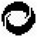 Golden Brands Pixel Icon