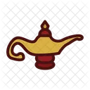 Golden Lamp Aladdin Magic Icon
