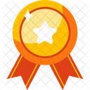 Minimal Golden Medal Symbol