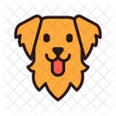 Golden Retriever Dog Puppy Icon