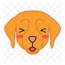 Golden Retriever Dog Smiling Icon