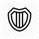 Golden Shield Defense Protection Icon