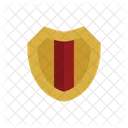 Golden Shield Defense Protection Icon