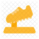 Golden Shoes Sport Soccer Icon