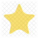 Star Shape Golden Star Icon