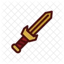 Golden Sword Weapon Battle Icon