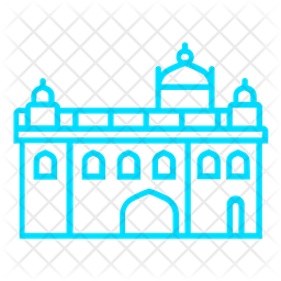 golden temple icon of line style available in svg png eps ai icon fonts golden temple icon