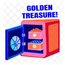 Golden Treasure Locker Vault Icon